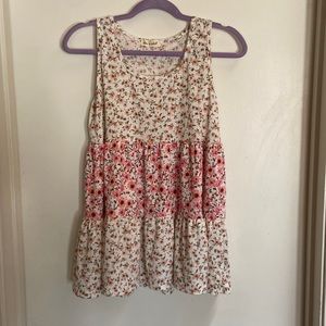 Lime and Chili Tank Top Blouse